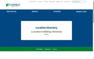 Aspirus St. Luke’s Hibbing Clinic - Eye Care website