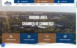Hibbing Area Chamber of Commerce website