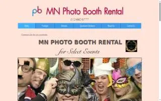 MN Photo Booth Rental of Hibbing website