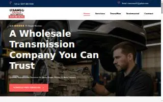 Samsa Construction & Tree Service website