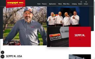 Seppi Brothers Concrete Products website