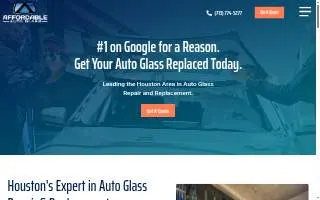 Affordable Auto Glass of Hopkins website