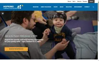 Harley Hopkins Family Center website