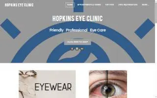 Hopkins Eye Clinic website
