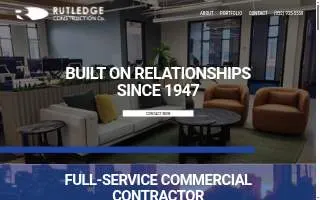 Rutledge Construction Company website