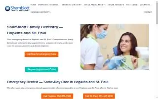 Shamblott Family Dentistry - Hopkins website