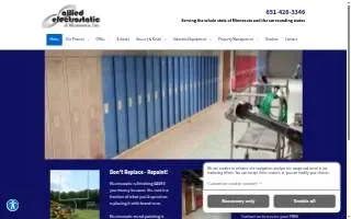 Allied Electrostatic of Mn. Inc. website
