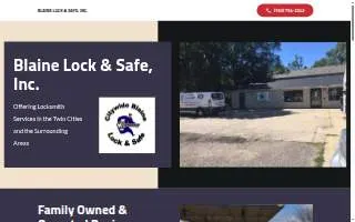 Blaine Lock & Safe Inc website