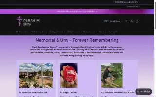 Everlasting Cross™ Memorial website