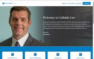 Gallatin Law, PLLC website