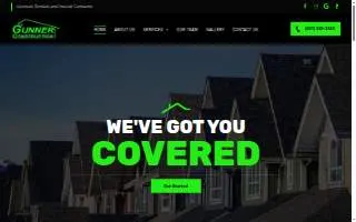 Gunner Construction LLC website