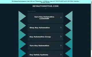 Key Automotive website