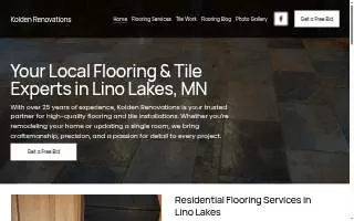 Kolden Renovations of Hugo website