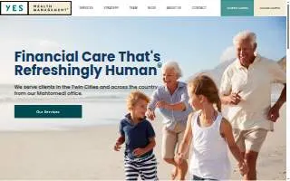 Yes Wealth Management website