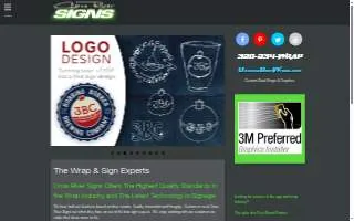 Crow River Signs website