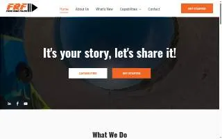 FRF Productions website
