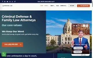 Martine Law, PLLC - Criminal Defense and Family Attorneys website