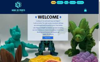 Nano 3D prints