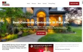 Best Concrete Contractor MN website