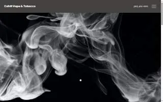 Cahill Vape & Tobacco website