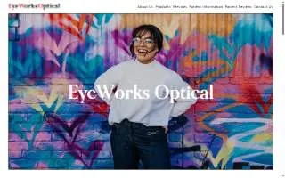 EyeWorks Optical website