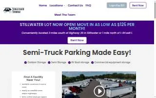 Stagecoach Storage website