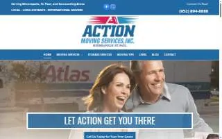 Action Moving Services, Inc. of Lakeville website
