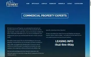 Hebert Commercial Properties website