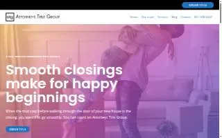 Attorneys Title Group website