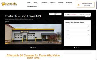 Costa Oil - 10 Minute Oil Change - Lino Lakes