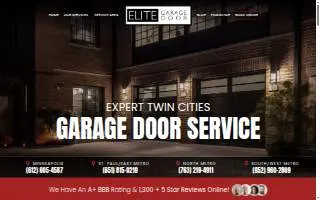 Elite Garage Door Repair of Coon Rapids website