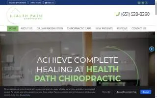 Health Path Chiropractic website