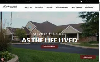 Mueller-Bies Funeral Home of Lino Lakes website