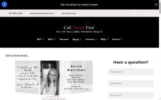 Sarah Marrinan - REALTOR in Lino Lakes, MN area website