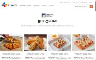 Schwan's Home Service website