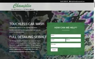Champlin Auto Wash website