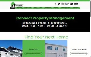 Connect Property Management website