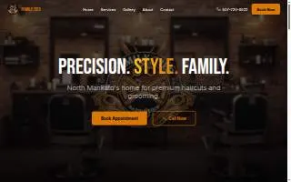 Family Ties Barbershop of Mankato website