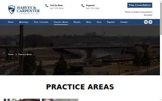 Harvey & Carpenter Attorneys At Law website