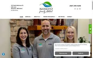 Mankato Family Dental website