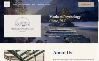 Mankato Psychology Clinic website