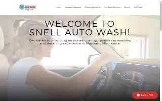 Snell Auto Wash of Mankato website