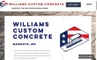 Williams Custom Concrete of Mankato
