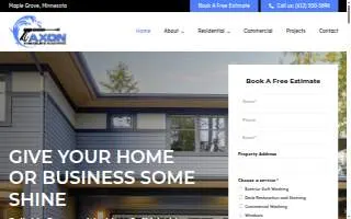 Axon Pressure Washing of Maple Grove website