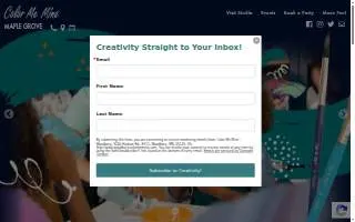 Color Me Mine website