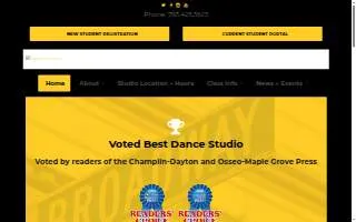 Dancin On Broadway website