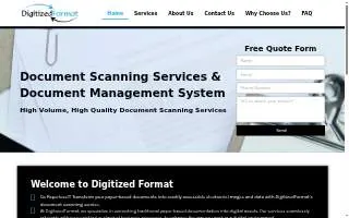 Digitized Format website