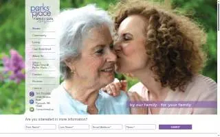 Parks' Place Memory Care of Maple Grove website
