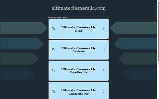 Ultimate Cleaners, LLC