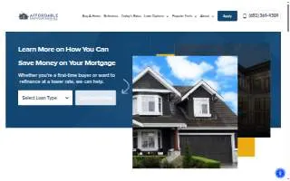 Affordable Mortgage Shop LLC of Maplewood website